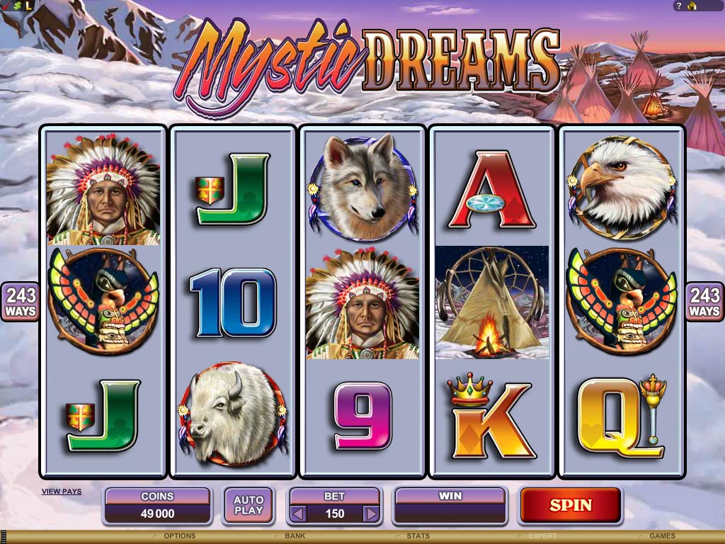 Hit the multiple wild jackpot for sweet Mystic Dreams!